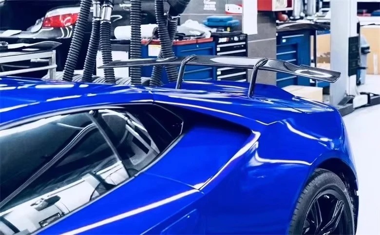 Used for Hurcan LP580 LP610 N Style High-quality Forged Grain Carbon Fiber Rear Spoiler Body Kit
